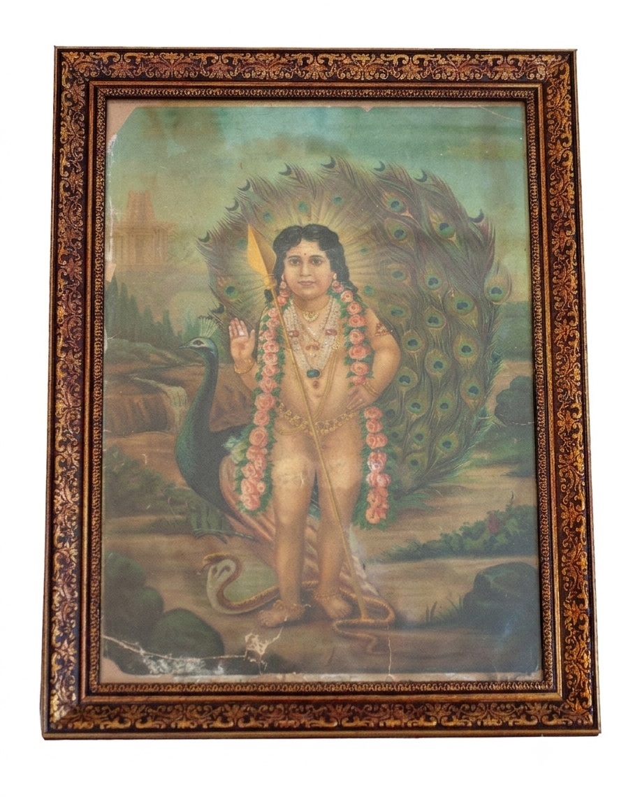 Sri Bala Subrahmanya Oleograph